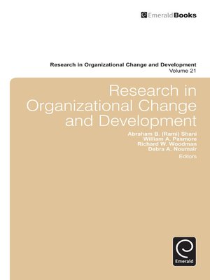 cover image of Research in Organizational Change and Development, Volume 21